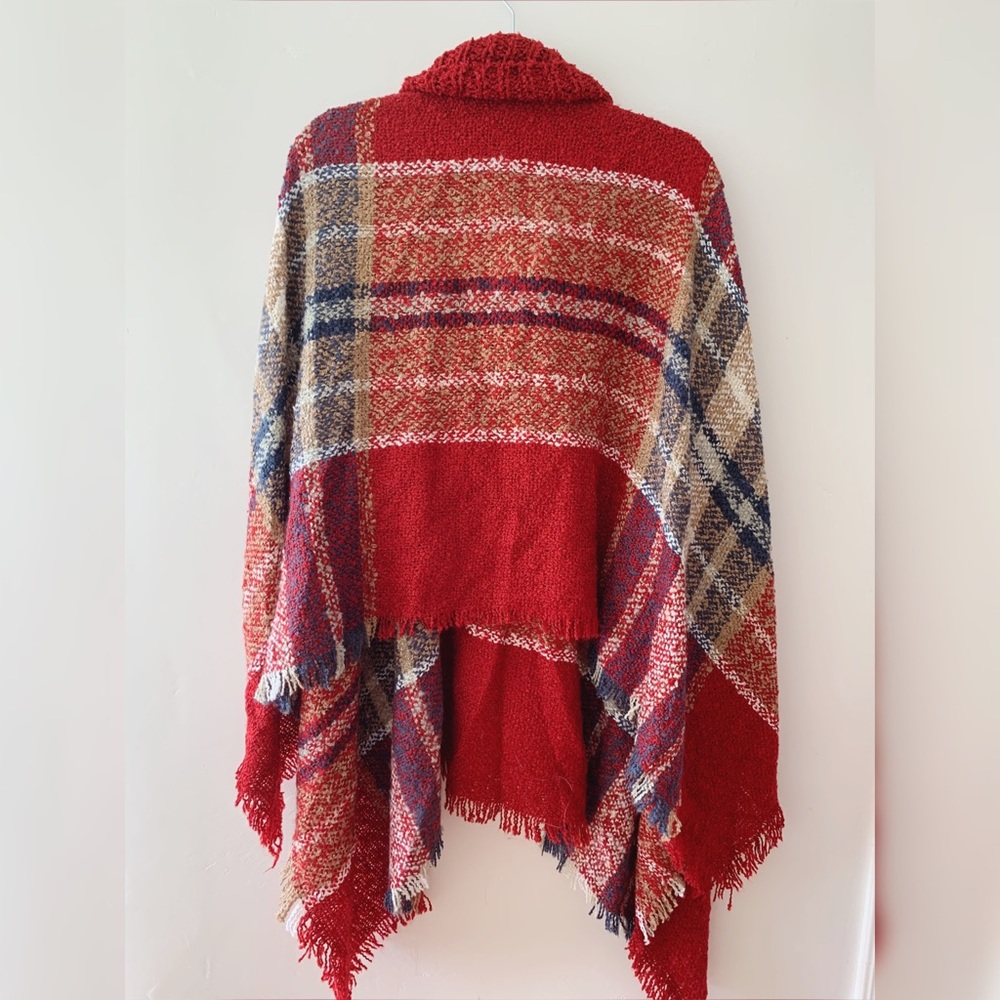 Fall/Holiday Poncho - Picture 3 of 3